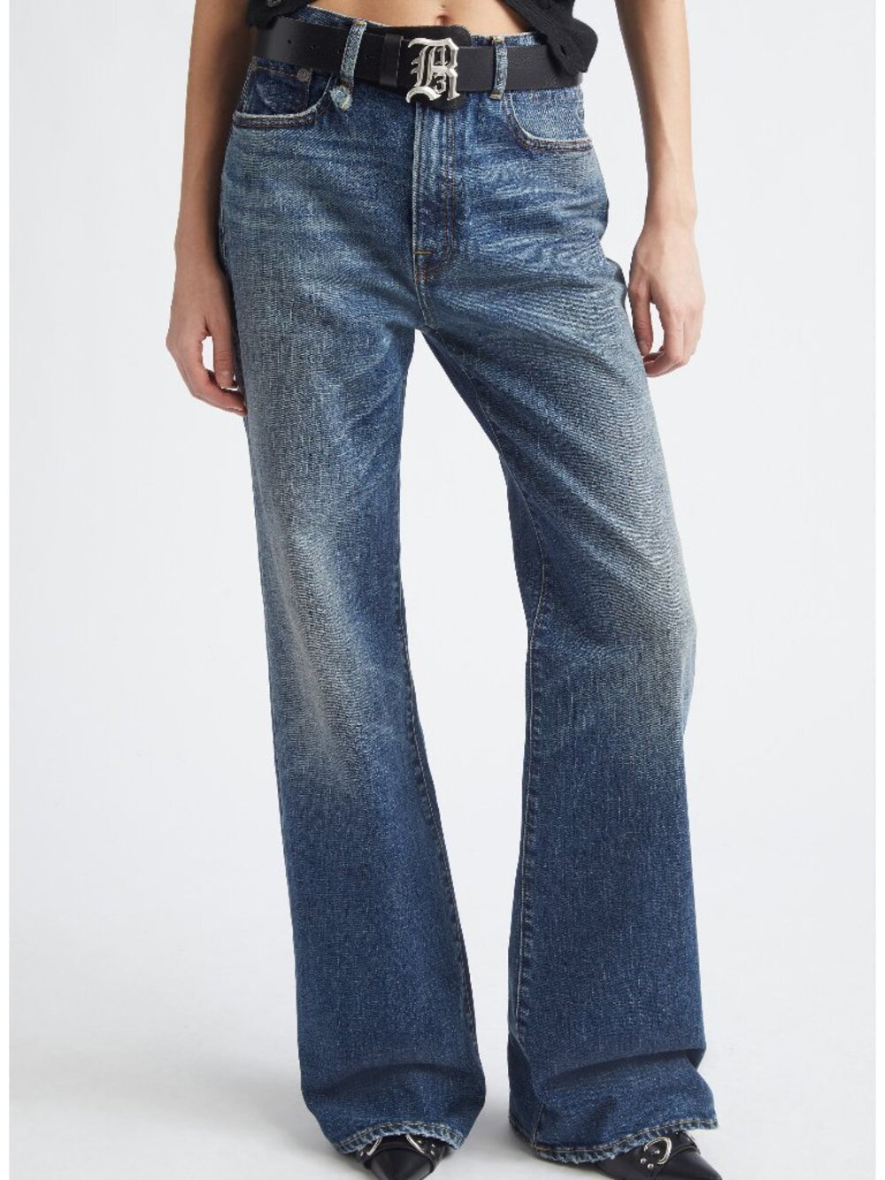 R13 High Rise Flare Leg jeans Size 29